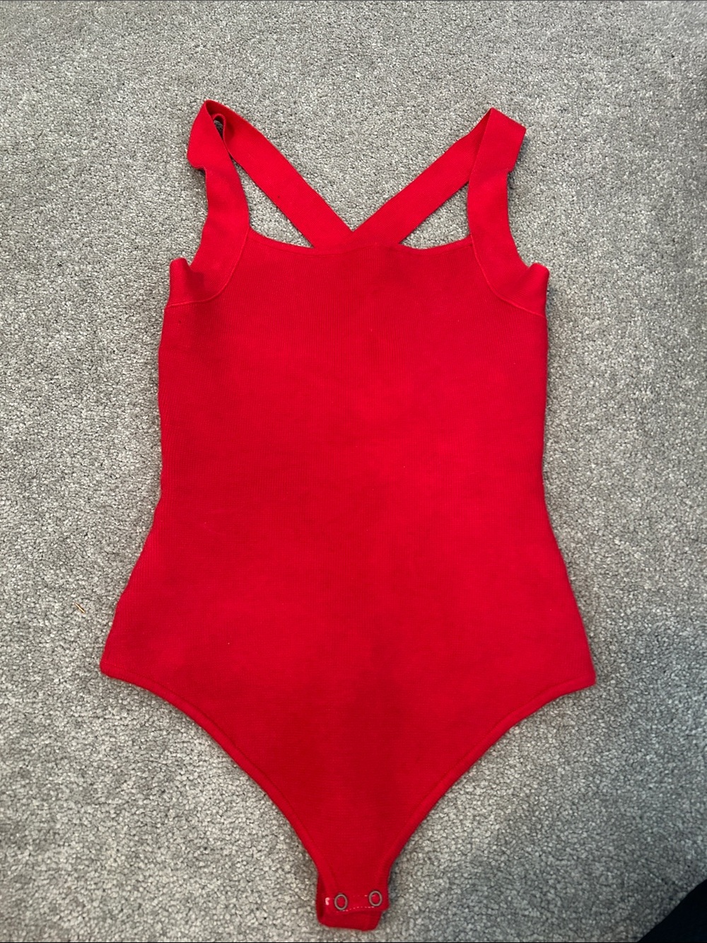 Abercrombie Red Bodysuit
